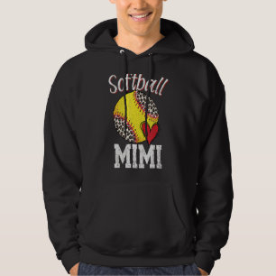 Softball Mimi Leopard Ball Mother's Day Hoodie