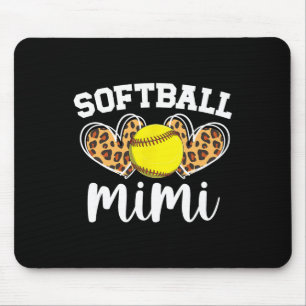 Softball Mimi Proud Mimi Of A Softball Player Mimi Mouse Pad