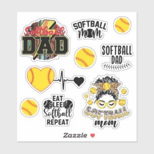 Softball Mom and Dad