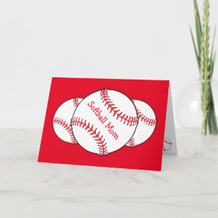 Softball Birthday Cards | Zazzle CA