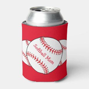 Softball Mom Can Cooler