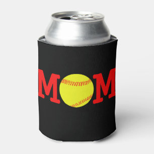 Softball Mom Can Cooler Coozie