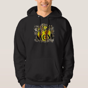 Softball Mom Cute Leopard For Mother Love Softball Hoodie
