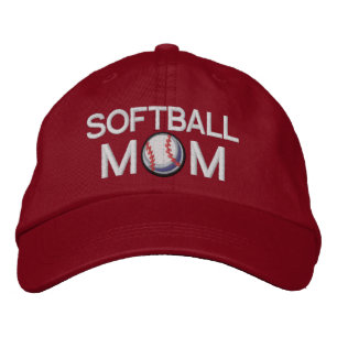 Softball Mom Embroidered Hat