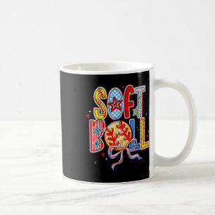 Softball Mom Funny Baseball Mom Mother's Day  Coffee Mug