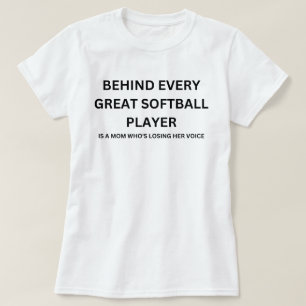 Softball Mom Funny Quote   Softball Saying T-Shirt