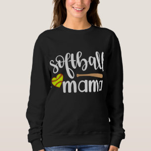 Softball Mom Gift Sports Mom Mother's Day Gift Sof Sweatshirt