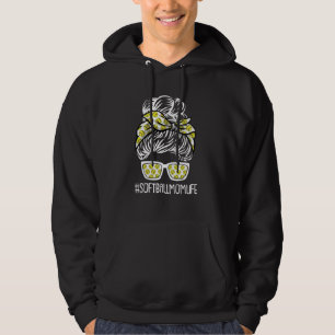Softball Mom Life Mothers Day Sport Mama Mommy Mom Hoodie