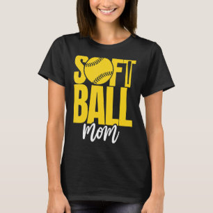 Softball Mom Life Paddle Funny Mother's Day Player T-Shirt