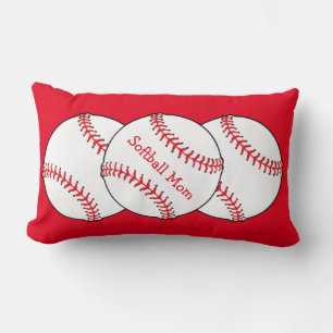 Softball Mom Lumbar Pillow