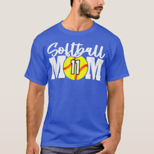 Softball Mom Number 11  T-Shirt