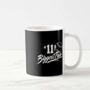 Softball Mom Number 11's Biggest Fan Dad Brother S Coffee Mug