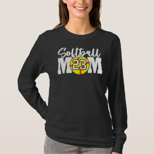 Softball Mom Number 23 T-Shirt