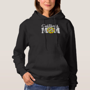 Softball Mom Number 25 Hoodie