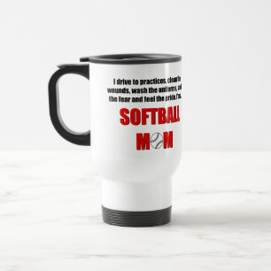 Softball Mom Personalized Mug