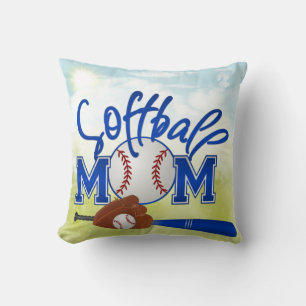 Softball Mom Pillow