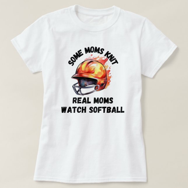 Softball Mom | Softball Mama | Game Day T-Shirt (Design Front)
