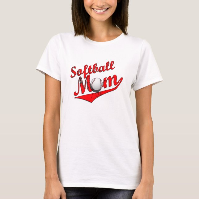 Softball Mom T-Shirt (Front)