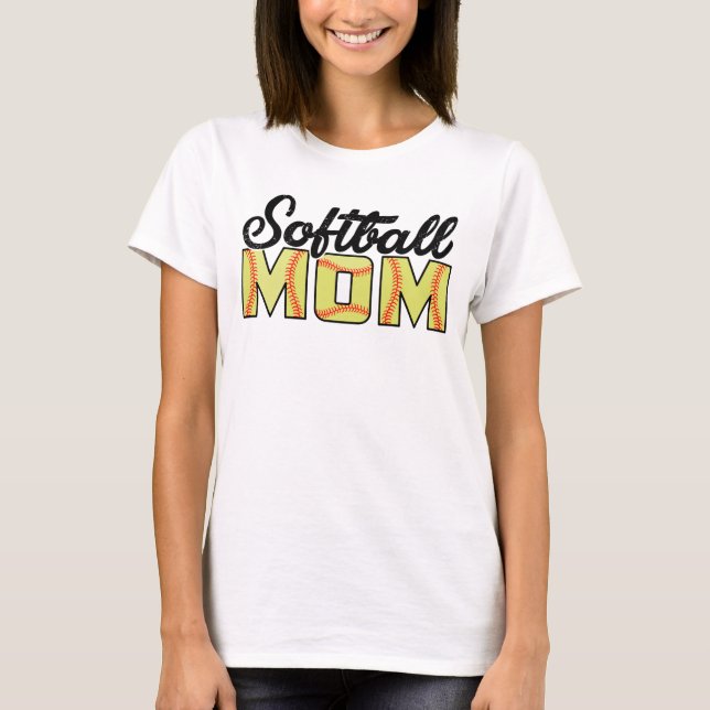 Softball Mom T-Shirt (Front)