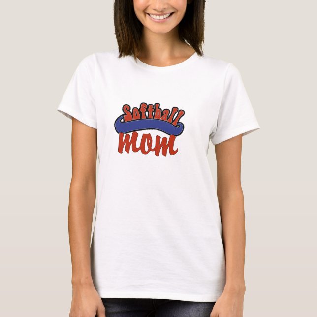 Softball Mom T-Shirt (Front)