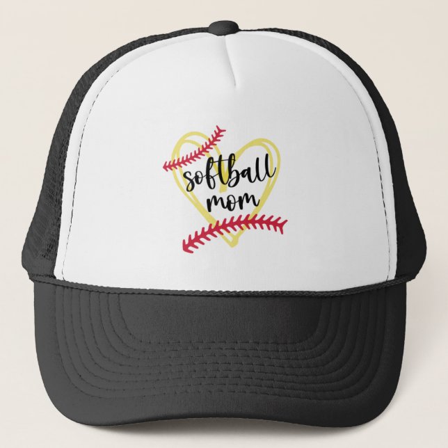 Softball Mom Trucker Hat (Front)