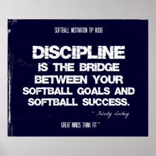Softball Motivation 006 Poster