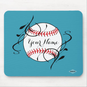 Softball Mousepad - HAMbyWG - Aqua