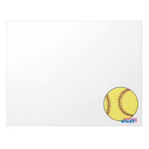 Softball Notepad