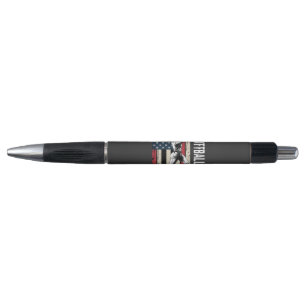 Softball Papa American US Flag Pen