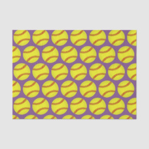 Softball Pattern Tissue Paper