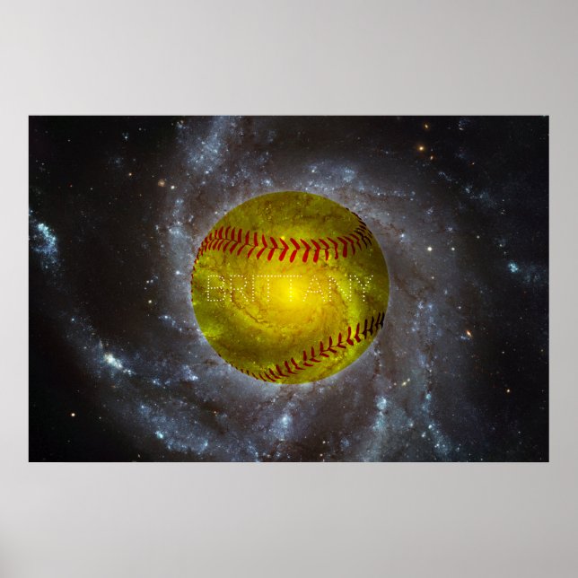 Softball personnalisable dans l'espace Poster Gala (Devant)