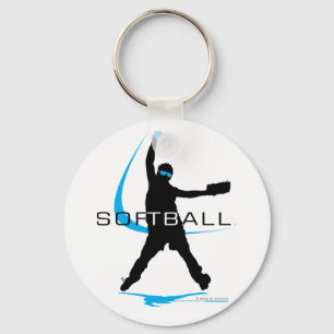 Softball - Pitcher Keychain