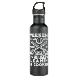 Softball Player Coach Fan Funny Quotes 71 player 710 Ml Water Bottle