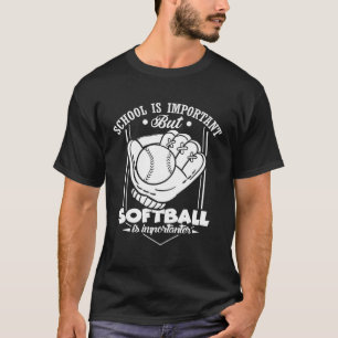 Softball Player  Girls Team Pitcher Catcher T-Shirt