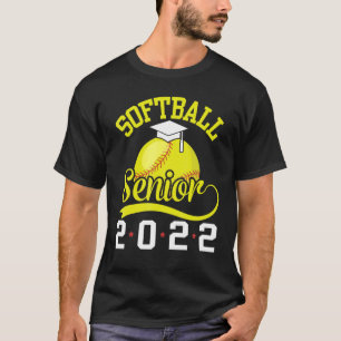 Softball Player Senior Class Of 2022 Happy Last Da T-Shirt