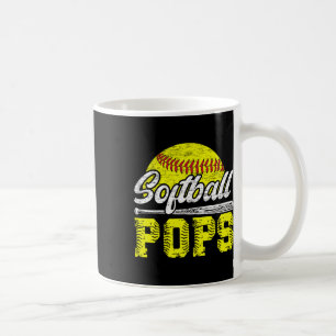Softball Pops Grandpa Pops Of A Softball Player Po Coffee Mug