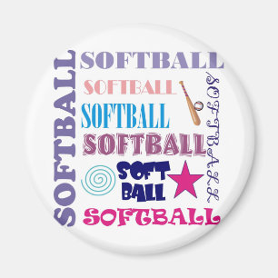 Softball Repeating Magnet