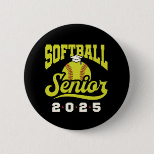 Softball Senior Class of 2025 2 Inch Round Button