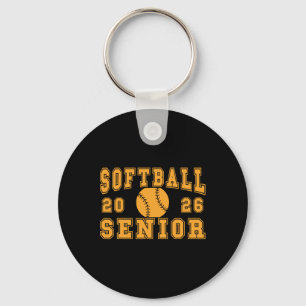 Softball Senior Night Softball Senior 2026 Graduat Keychain