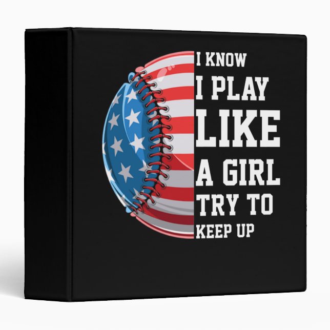 Softball Shirts for Girls Binder (Front/Spine)