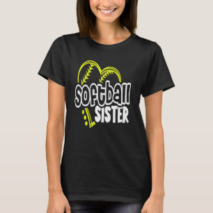 Softball Sister  For Men Women Boys Girls T-Shirt