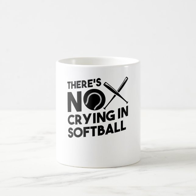 Softball Softball-Racket Coffee Mug (Center)