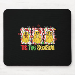 Softball Spooky Ghost Christmas Halloween Tis The Mouse Pad