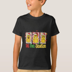 Softball Spooky Ghost Christmas Halloween Tis The T-Shirt