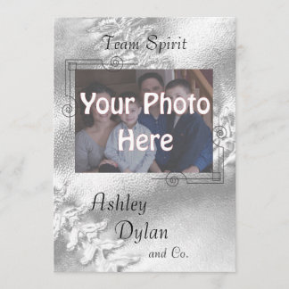 Softball Sports Blended Family Photo Wedding Invitation