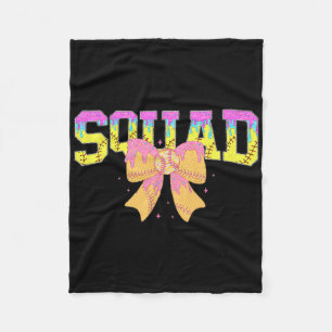 Softball Squad Ice Cream Drip Game Day Family Matc Fleece Blanket