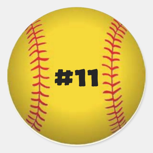 Softball Sticker (Front)