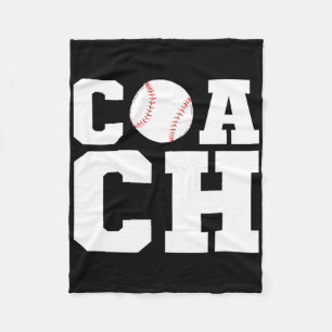 Softball Team Softball Coach For Men Fleece Blanket