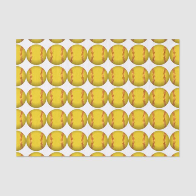 Softball Tissue Paper (Front)