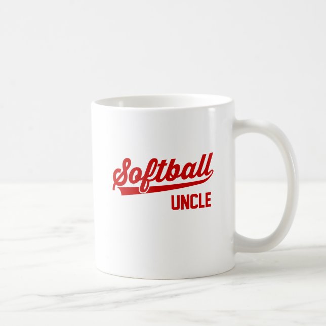 Softball Uncle Coffee Mug (Right)